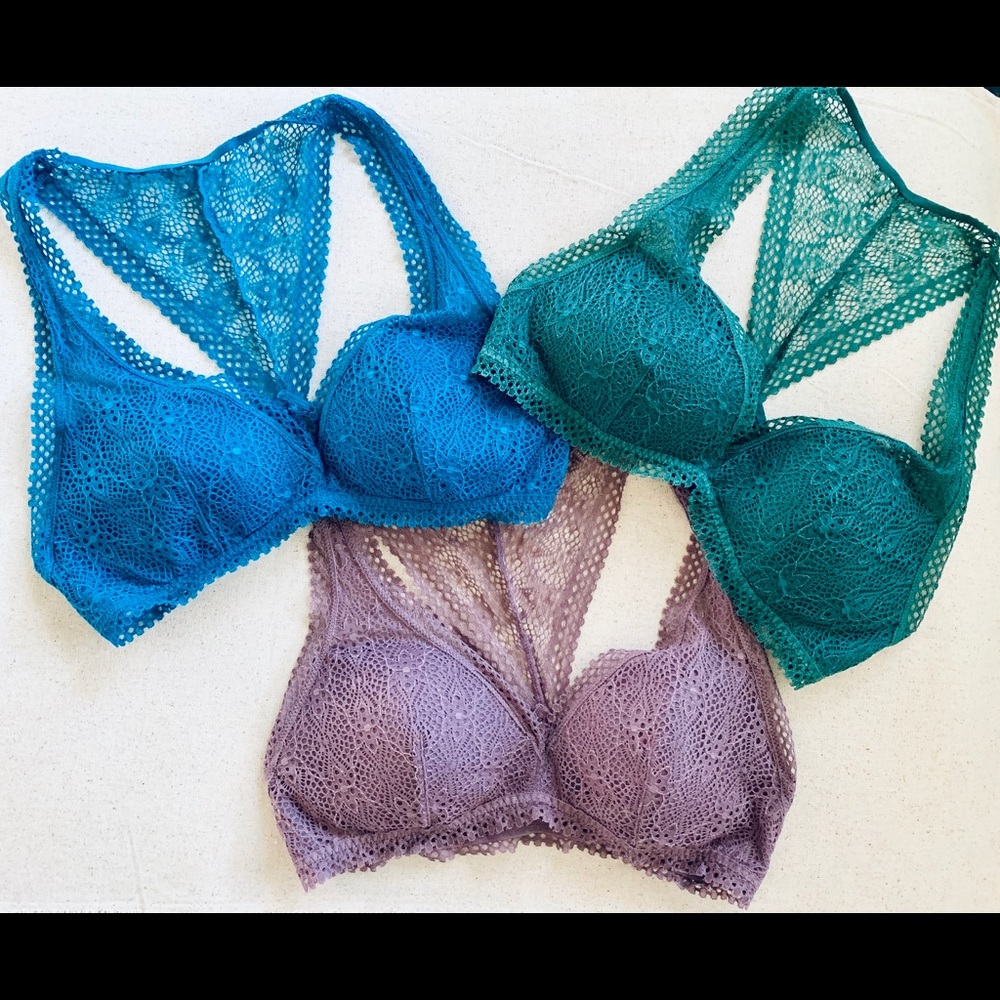 Set of three Victoria’s Secret Bralettes